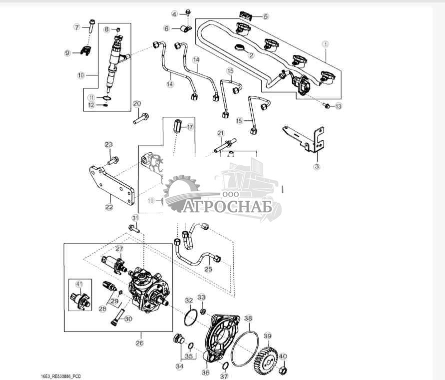 16E3 Система впрыска топлива 